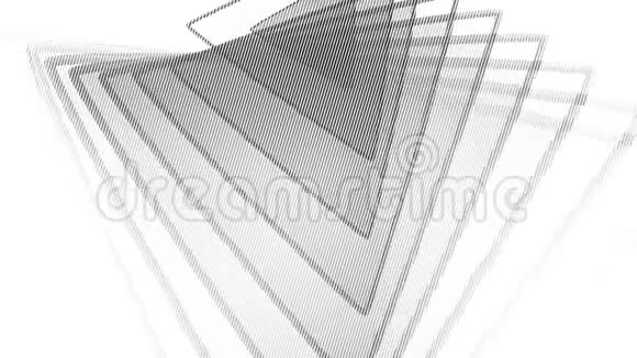 抽象三角形动画视频的预览图