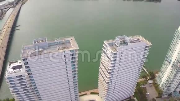 迈阿密海滩建筑空中视频的预览图