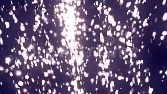 发光优雅的粒子视频的预览图