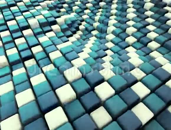 移动立方体的抽象表面视频的预览图