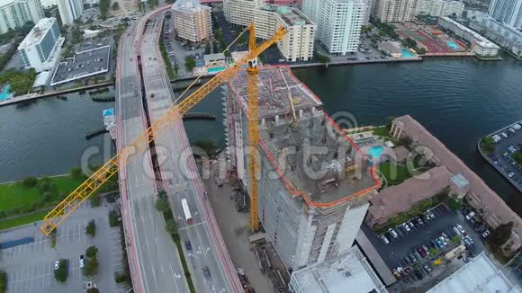 建筑施工航拍视频视频的预览图