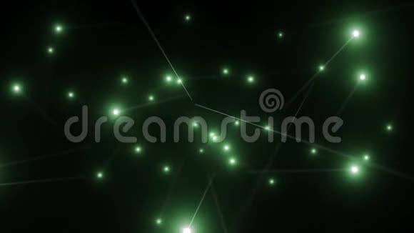 网络技术抽象绿线背景视频的预览图
