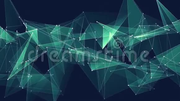 文摘绿色政治网络连接云动画背景新质量动态技术运动彩色视频视频的预览图