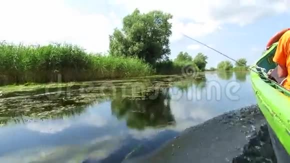 罗马尼亚多瑙河三角洲的渔业视频的预览图