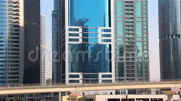 迪拜市中心阿拉伯联合酋长国视频的预览图