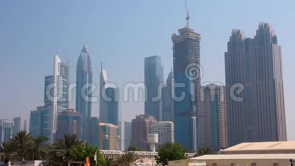 迪拜市中心阿拉伯联合酋长国视频的预览图
