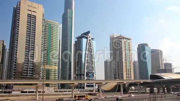 迪拜交通阿拉伯联合酋长国视频的预览图