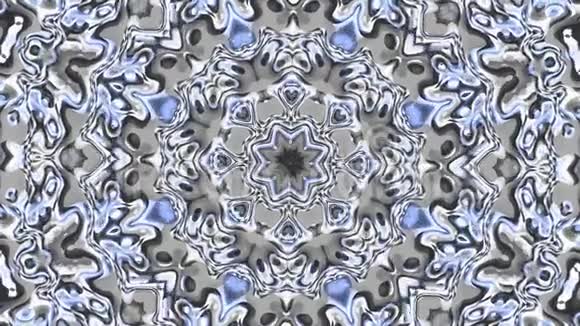 羽状曼陀罗环背景视频的预览图