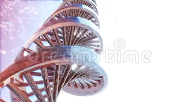 具有旋转抽象DNA的可循环背景视频的预览图