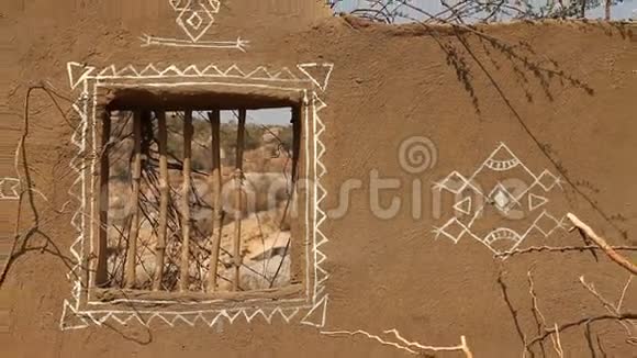 村庄农村房屋的窗口视频的预览图