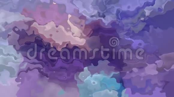 摘要动画彩色背景无缝环视频淡紫紫色视频的预览图