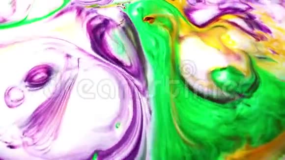 抽象油墨油漆爆炸爆炸视频的预览图