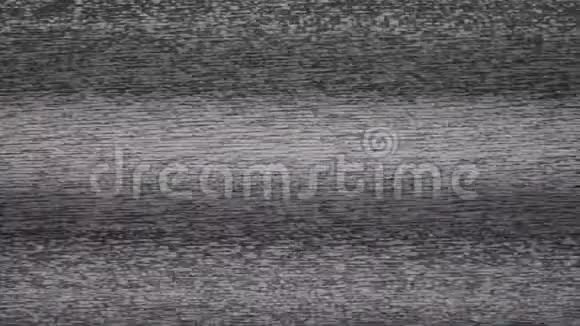 电视屏幕数字像素雪噪音视频的预览图