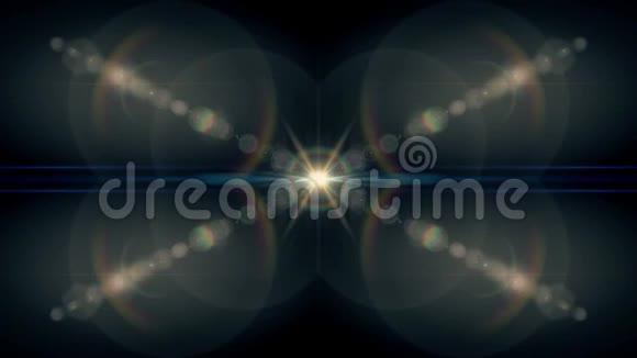 对称爆炸闪光灯光学镜头耀斑过渡闪亮动画无缝环路艺术背景视频的预览图