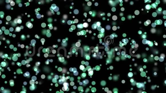 抽象烟花点背景气泡颗粒细菌孢子视频的预览图