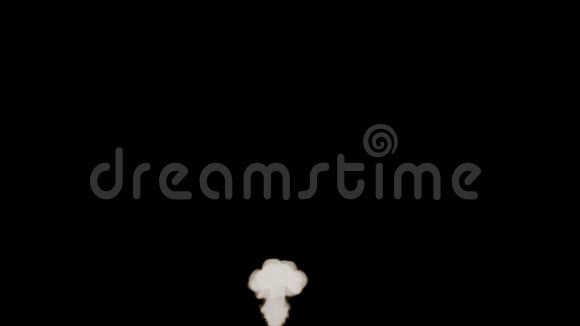 烟雾流动缓慢隔离在黑色背景与背光和准备合成视觉效果为视频的预览图