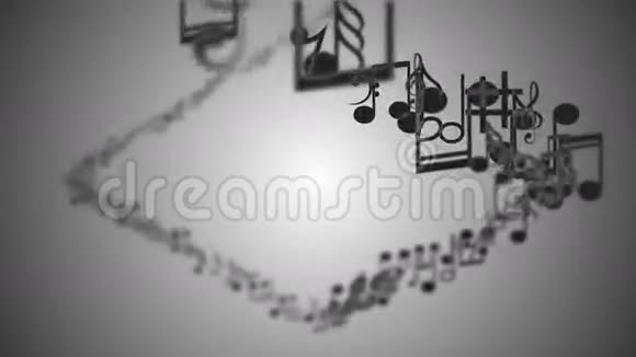 音乐音符飞舞视频的预览图