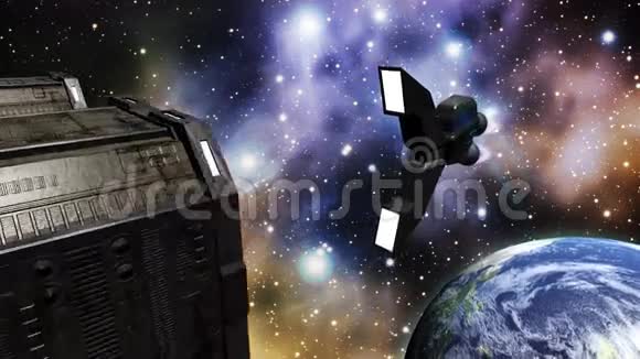 空间空间站动画视频的预览图