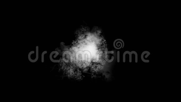 云洞雾烟空间气蒸烟火颗粒背景视频的预览图