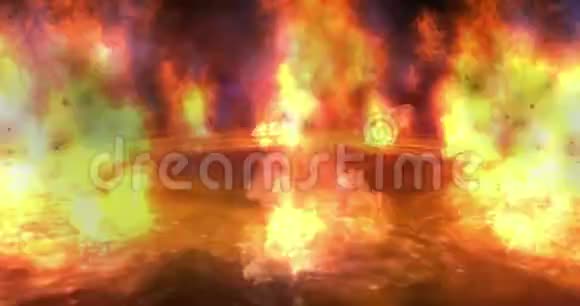 火的数字动画视频的预览图
