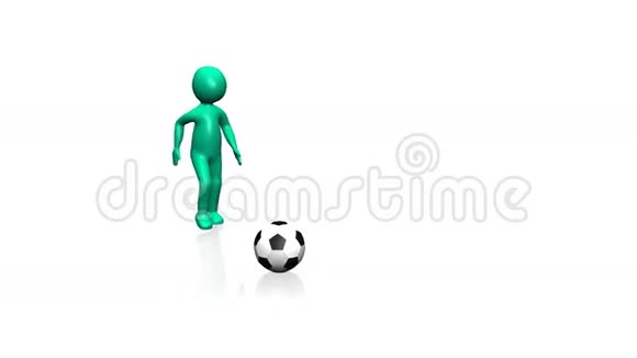 3人踢足球视频的预览图