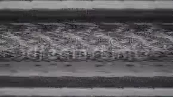 电视屏幕数字像素雪噪音视频的预览图
