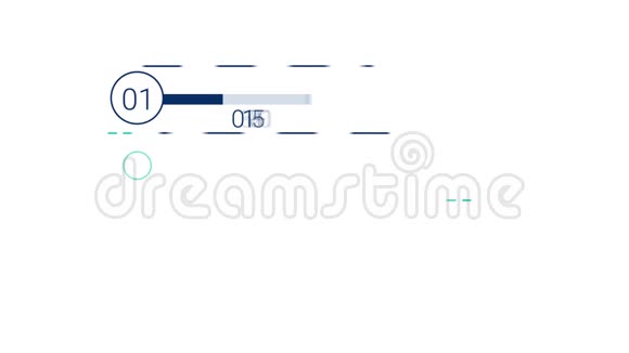 带有阿尔法通道的蓝色公司信息系统视频的预览图