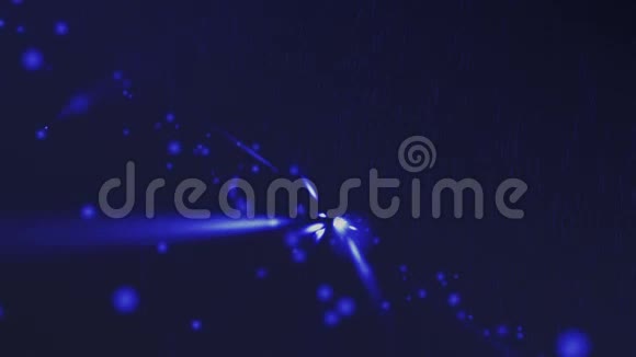 粒子蓝色的背景视频的预览图