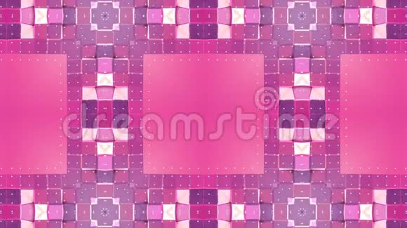 摘要简单的3D背景红色紫色渐变颜色低聚风格作为现代几何背景或视频的预览图