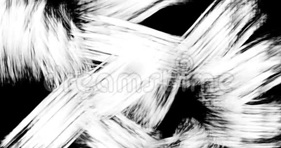 抽象油漆笔划黑白过渡背景油漆飞溅动画视频的预览图