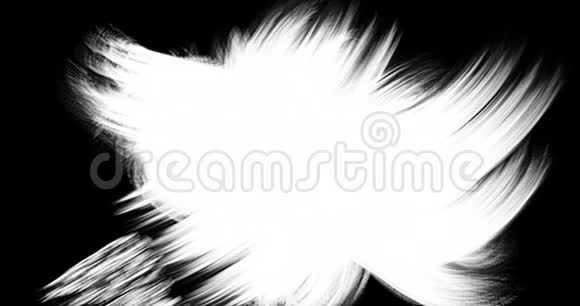 抽象喷漆刷笔黑白过渡背景喷漆动画视频的预览图