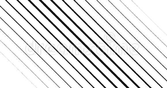 抽象斜线笔划黑白过渡背景油漆动画视频的预览图
