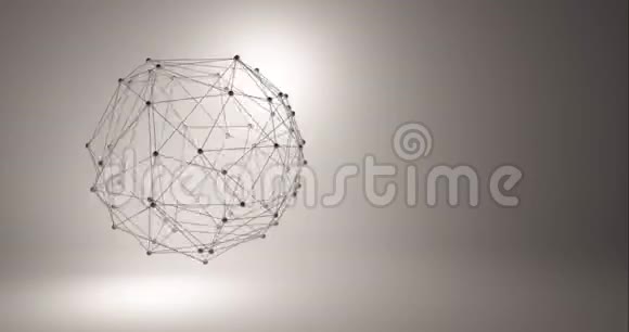 抽象技术背景背景三维网格数码科技艾科技有线网络未来线框视频的预览图