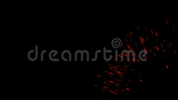 抽象背景带火火花视频的预览图