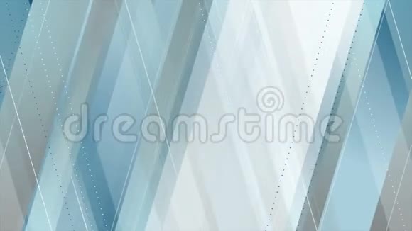 蓝灰色抽象技术几何视频动画视频的预览图