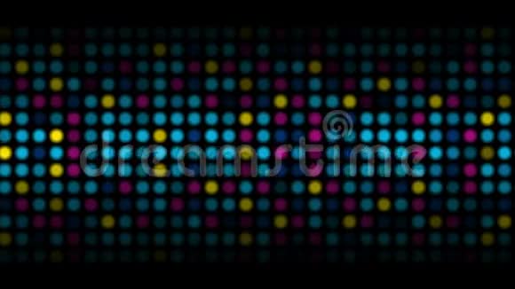 彩色抽象闪亮的光圈视频动画视频的预览图