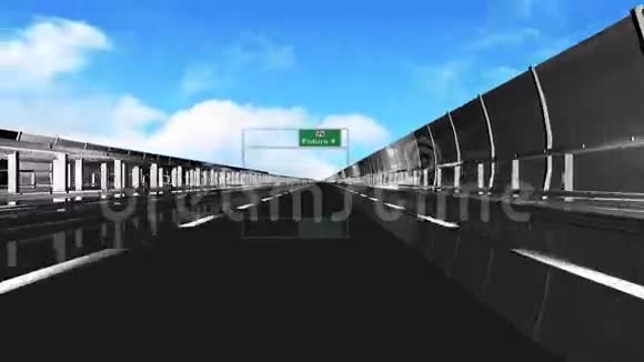 道路动画视频的预览图