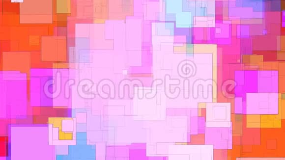 抽象动画粉色背景视频的预览图