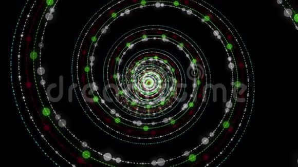 粒子条纹物体慢运动的奇妙动画4096x2304环4K视频的预览图