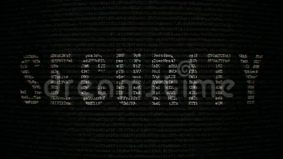 背景代码样式与文本安全视频的预览图