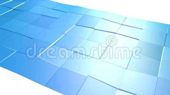 抽象简单蓝紫低聚三维曲面作为抽象简单环境软几何低聚运动视频的预览图