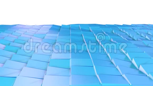 摘要简单蓝紫低聚三维表面作为卡通背景软几何低聚运动背景视频的预览图