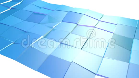 摘要简单蓝紫低聚三维表面作为卡通背景软几何低聚运动背景视频的预览图