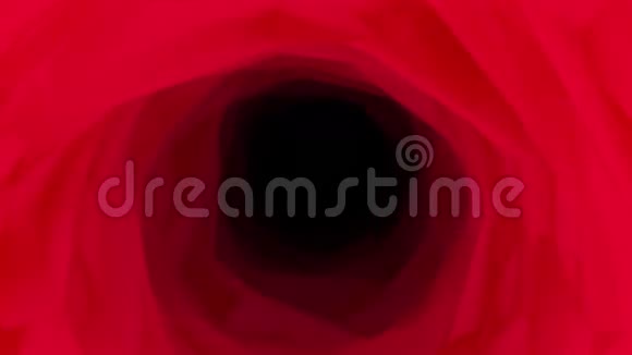 红色的抽象隧道视频的预览图