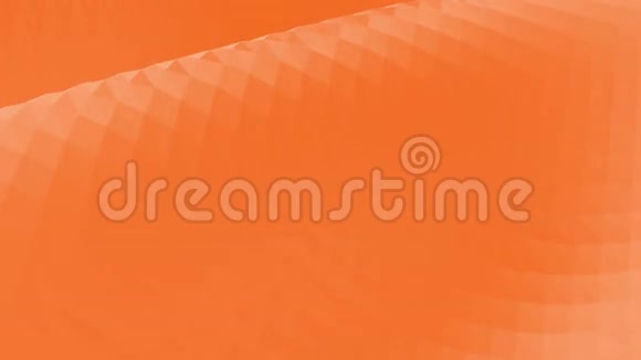 多边形数字马赛克振动环境或挥动背景在卡通低聚流行现代三维设计橙色视频的预览图