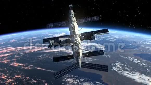 太空站轨道地球视频的预览图