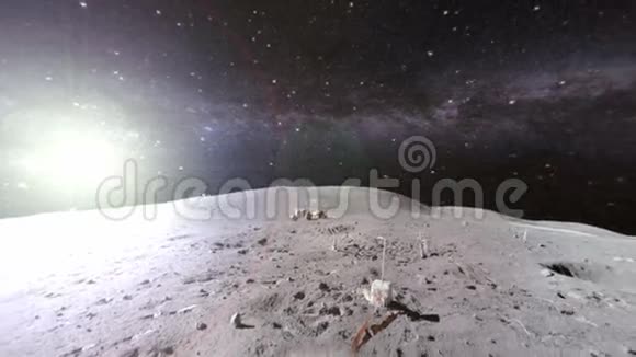 月亮和银河系视频的预览图