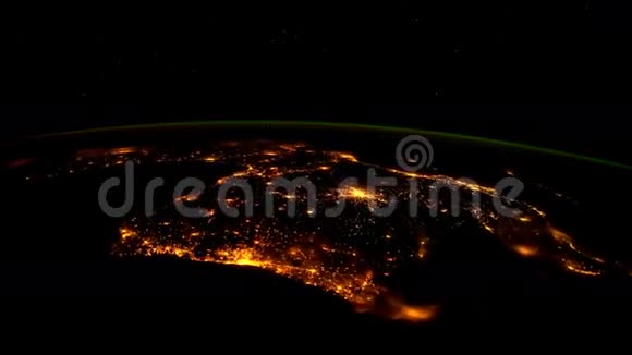 从国际空间站上看到的地球这段视频的元素由美国宇航局提供视频的预览图