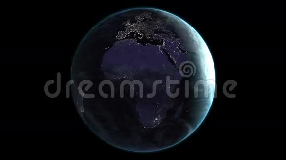 旋转地球的动画视频的预览图