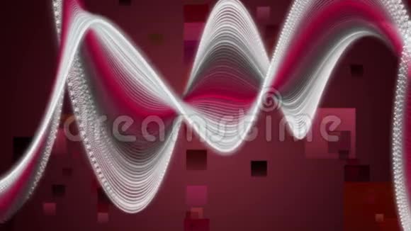 强大的动画粒子条纹对象在运动循环高清1080p视频的预览图